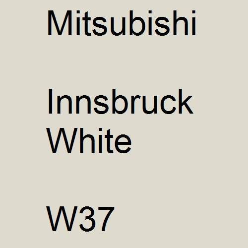 Mitsubishi, Innsbruck White, W37.